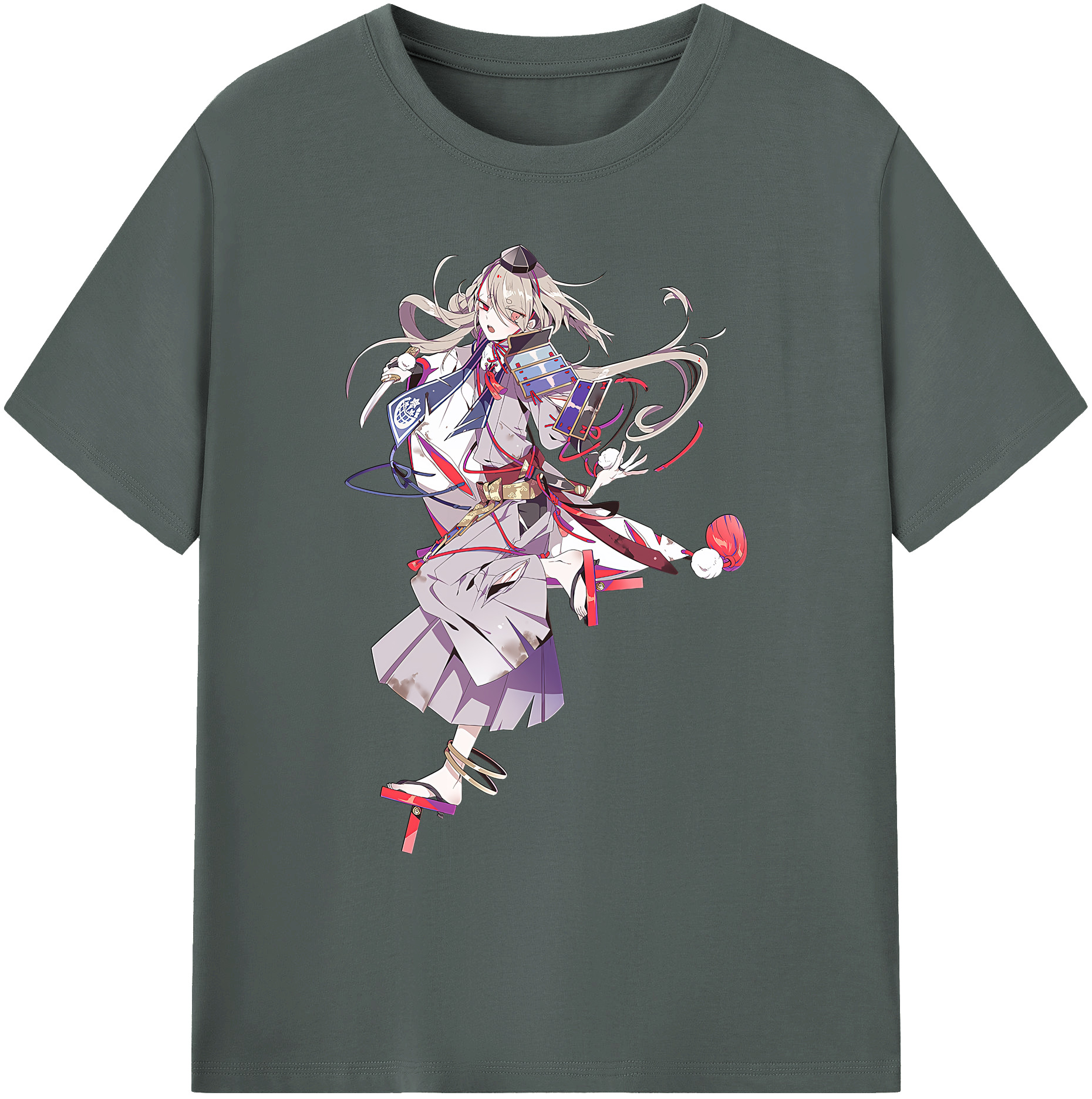 （画像用） 刀剣乱舞 Touken Ranbu 綿100％ メンズ半袖Tシャツ｜肌触りやわらか＆通気性